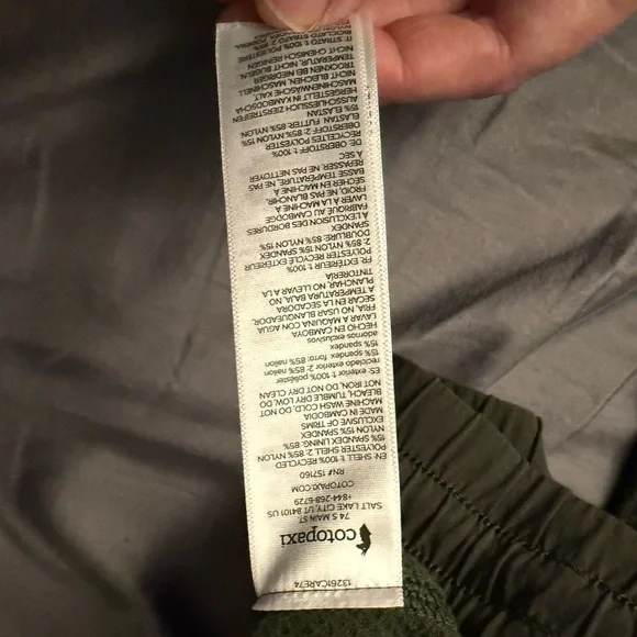 Cotopaxi Men's Abrazo Joggers- Green - Picture 3 of 5